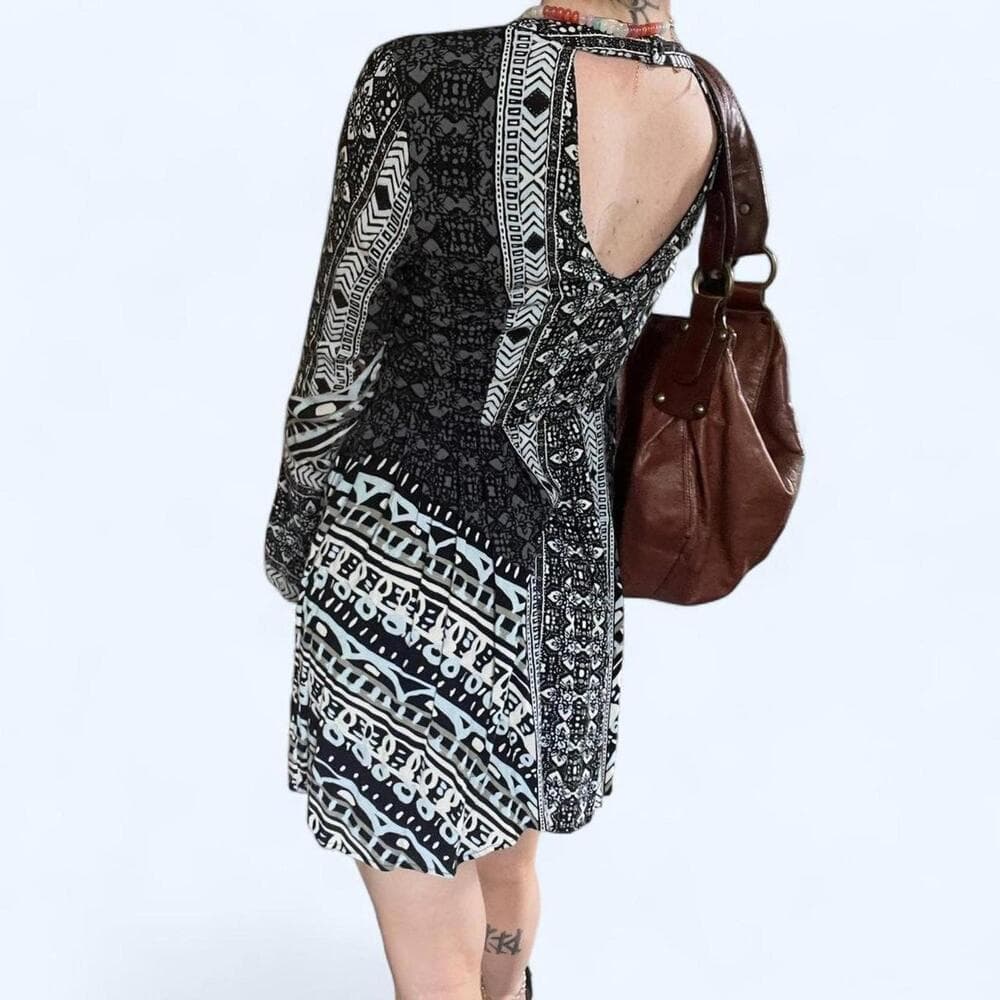 Free People Tegan Border Print Mini Dress — image 3