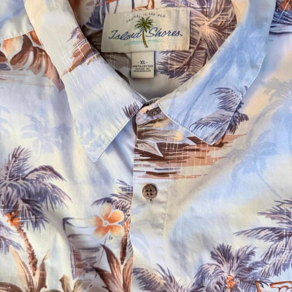 Island Shores Hawaiian Shirt — Tropical Print — image 2