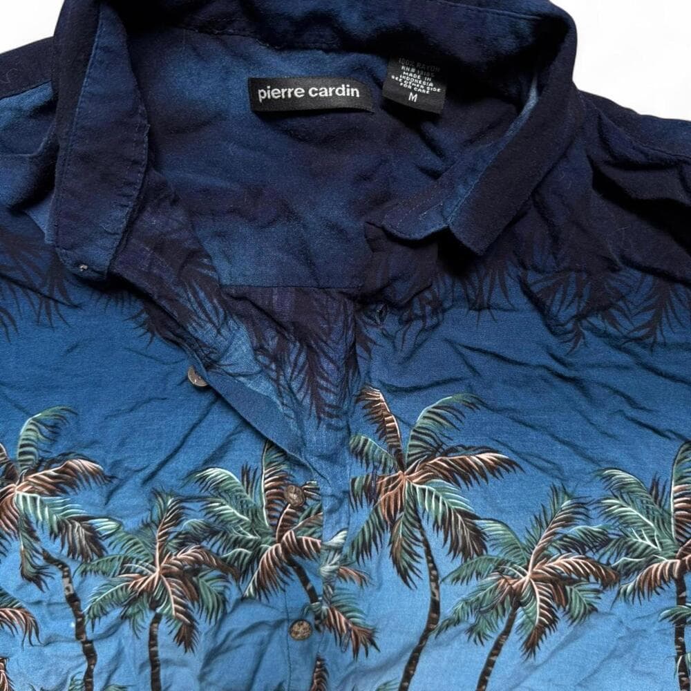 Pierre Cardin 90s Rayon Hawaiian Shirt