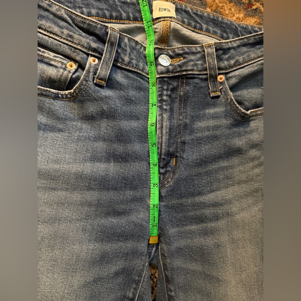 EDWIN Lark Ankle Bootcut Jeans — Wilder Wash Size 28 — image 3