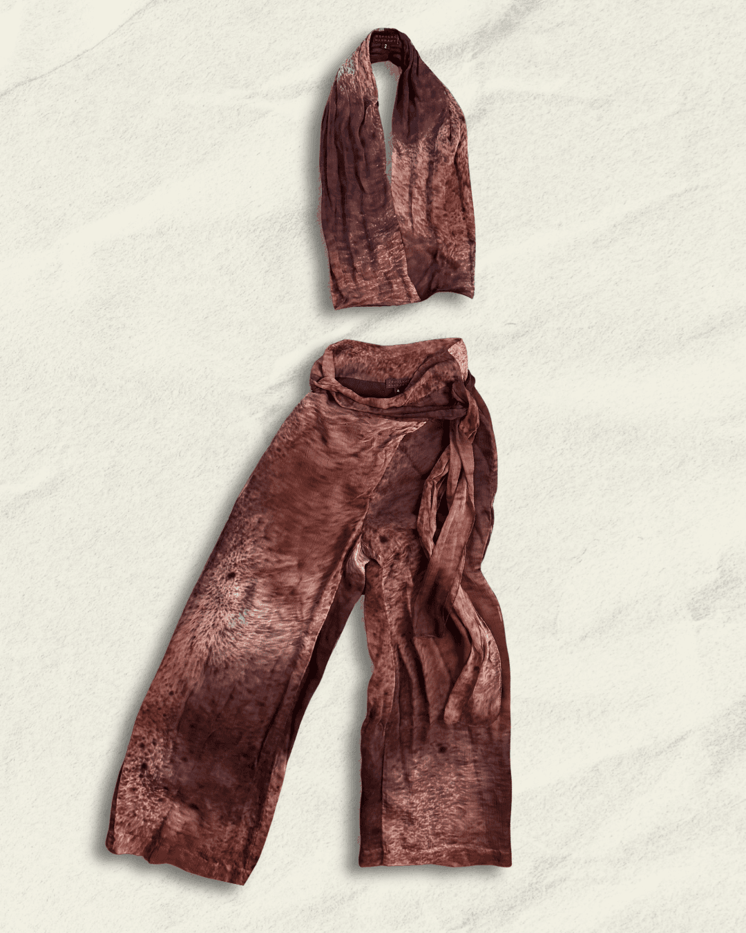 Archival Douglas Hannant SS 2001 Crinkled Silk Runway Set