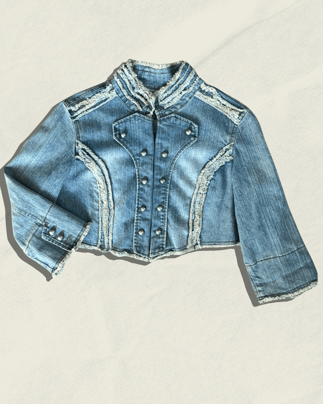 Helium Cropped Military Jacket, Early 2000s / Y2K, Statement Pieces — image 1