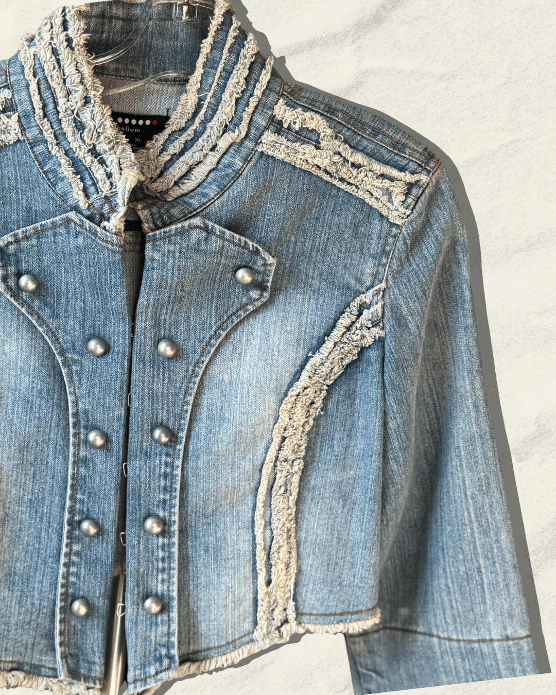 Helium Cropped Military Jacket, Early 2000s / Y2K, Statement Pieces — image 4
