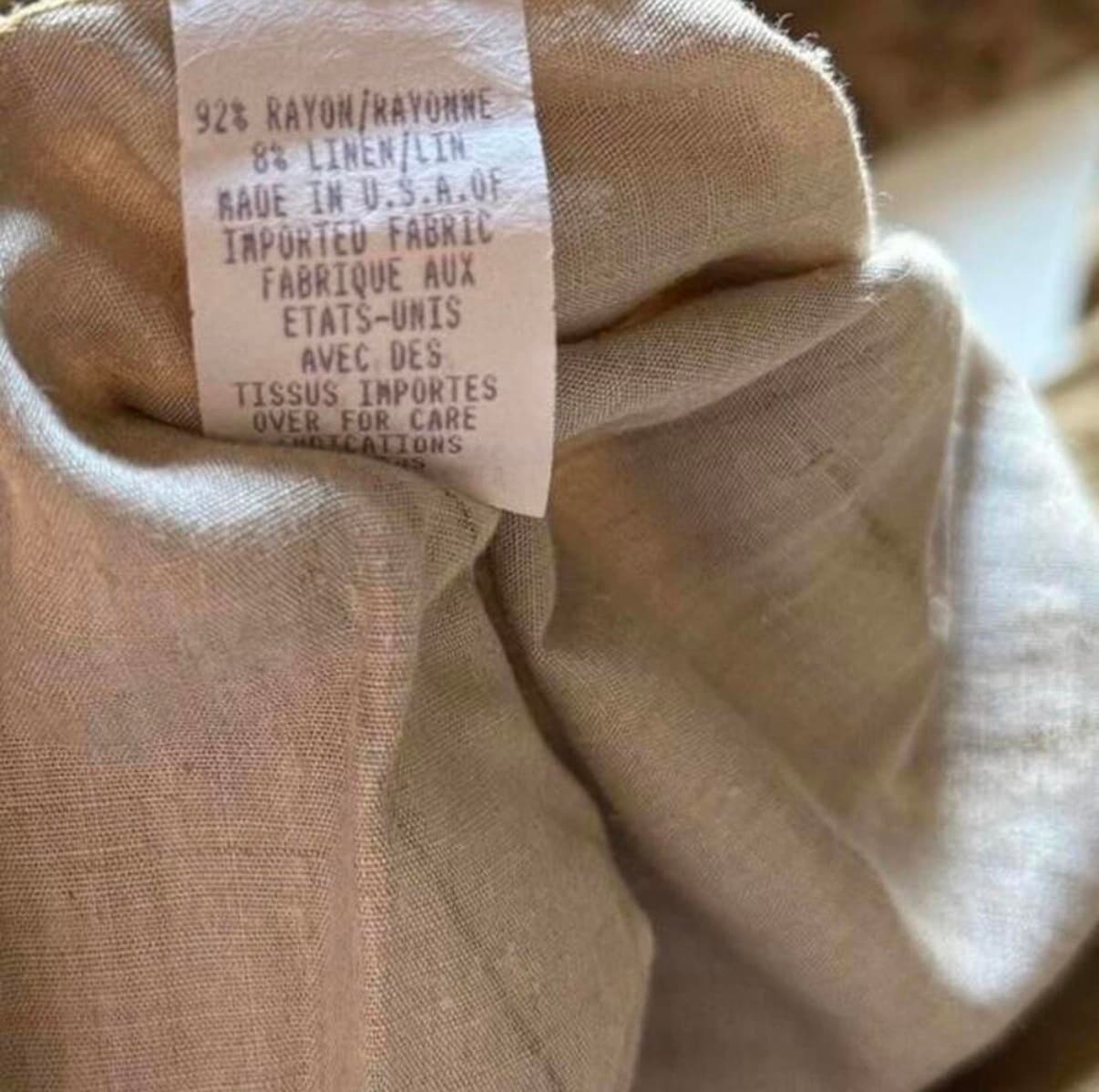 Vintage Bushwacker USA 2-Piece Rayon-Linen Set — image 4