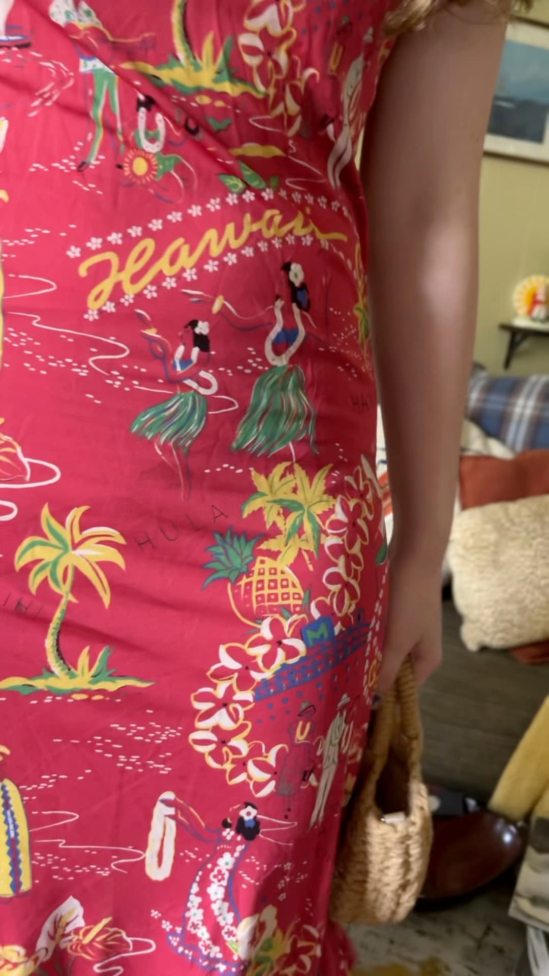 Vintage Polo Ralph Lauren Hawaiian Print Dress — image 5