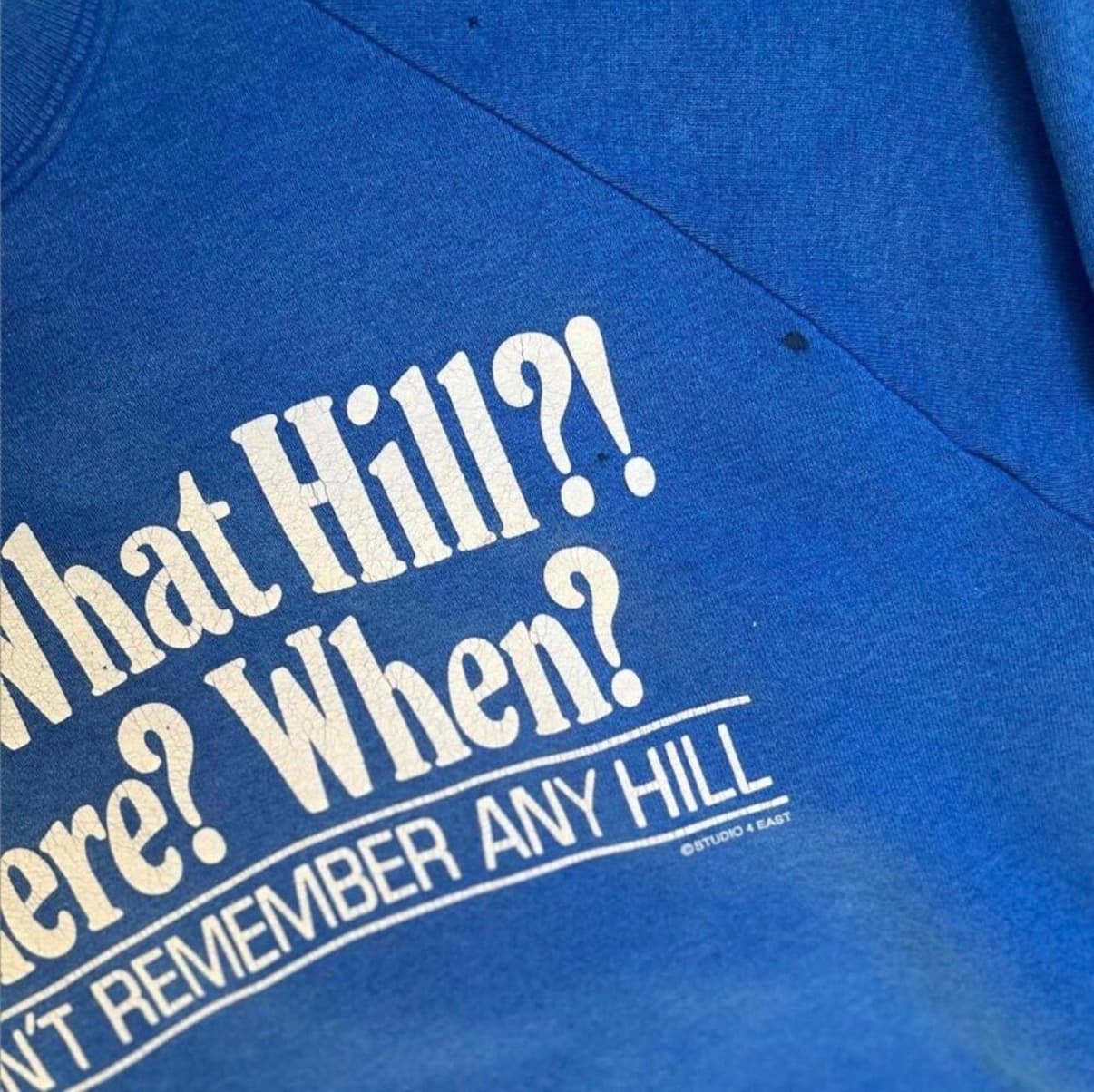 Vintage 80s "Over What Hill" Crewneck — image 2