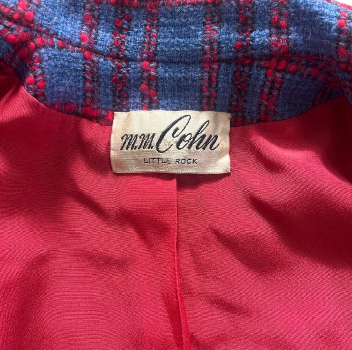 Davidow Vintage 1960s Bouclé Jacket — Licensed Chanel Copy, Virgin Wool, MM Cohn Little Rock, S/M — image 5